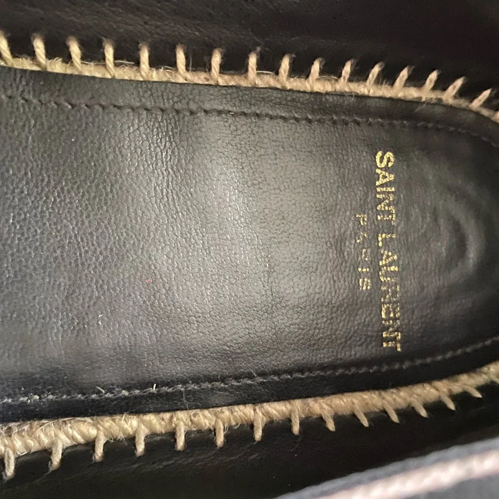 Saint Laurent Canvas Espadrilles 38.5